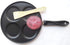Sahishnu Nonstick Uttapa Tawa, 4 Cavity Mini Uthapam Pan with Handle, Pancake Tawa