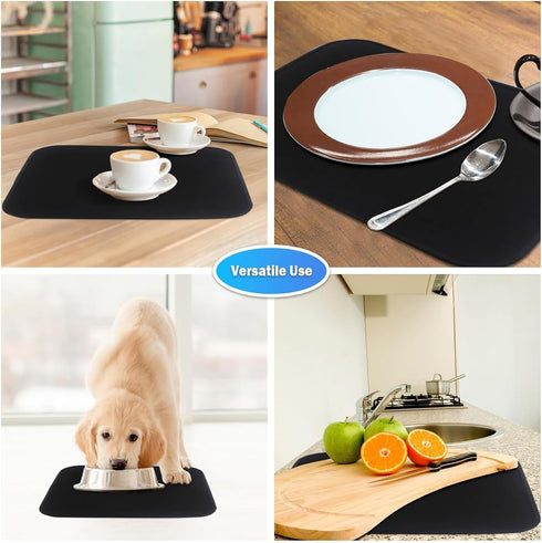 Absorbent Mat for Ice Makers Countertop, Dish Drying Mat for Kitchen Appliance, Sliding Mat for Ice Maker