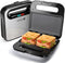 Aigostar Sandwich Maker, Non-Stick Panini Press, Breakfast Grilled Cheese Maker, Stainless Steel Tostadora de Pan