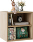 Garden 4 you Cube Storage Organizer Shelf, 2 Tiers Stackable Bookshelf, Wooden