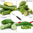 Jalapeno Corer Tool with Serrated Slice and Rubber Handle, Efficient Seed Remover for Cooking