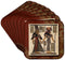 3dRose CST_99429_2 Soft Coaster Set of 8 Ancient Egyptian Papyrus