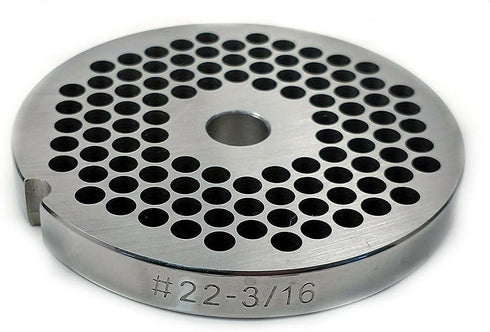 #22 3/16" Reversible Meat Grinder Plate - Cozzini Cutlery Imports (#22-3/16 Plate)