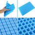 Silicone Candy Molds, 2 Pack 126-Cavity Mini Square Chocolate Molds for Gummy Jelly Truffles, Pralines, Caramels