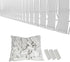 XKMT White Mounting Bracket for Chain Link Fence View Blocking Privacy Tape Weave