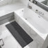 Yimobra Bathroom Runner Rug 55x24 Inch, Extra Long Non Slip Chenille Bath Mat, Soft & Absorbent, Machine Washable for