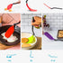 Dreamfarm Chopula Non-Stick-Safe Super-Flexible Spatula, 12" Red with Strong Flat Edge