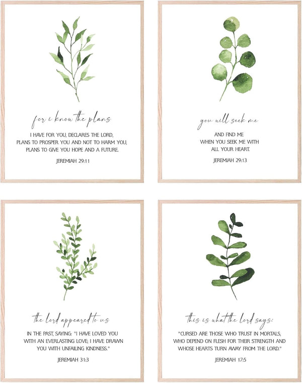 Insire Christian Wall Decor, Jeremiah 29 11 Art Poster, Unframed, 8x10