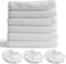 Waitbird 6 Pack Microfiber Mop Pads and 3 Pack Ironing Cloths Set