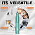 Milk Frother, Rechargeable Handheld Electric Whisk Mixer with 3 Stainless Whisks, 3 Speed Foam Maker for Coffee, Green