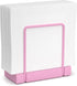Pink Napkin Holder for Table, Rustic Bamboo Iron Wood Holders for Farmhouse Dining Room Decor