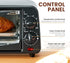 Elite Gourmet ETO236 Personal 2 Slice Toaster Oven: Includes Pan, Wire Rack, 15 Minute Timer, Black