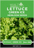 4 NatureZ Edge Lettuce Seeds for Planting, Popular Varieties Non-GMO Heirloom Seeds, Red Romaine, Bibb Butter, Black