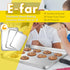 E-far Baking Cookie Sheet Pan Set of 3, Stainless Steel Baking Pans for Oven, Non-Toxic & Easy Clean