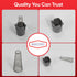 IMPROVED Washer Magnetic Door Plunger + Spring Replacement Part by DR Quality Parts for LG, Kenmore Washing Machines