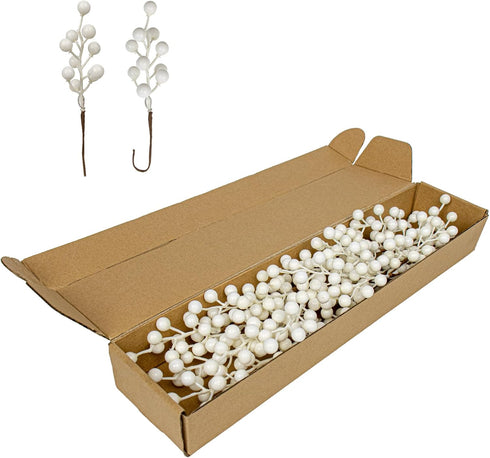 LLZLL 32 Pack Christmas Picks Artificial Christmas Tree Berries 6.5 Inch Holly