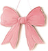 Vozekrod Pink Bow Wooden Wall Sign - Cute Girls Room Decor, Preppy Hanging