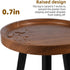 12"x10.8") KGPLOME Indoor Plant Stand,Wood Mid Century Plant Table in Walnut Finish,Tall Plant Stand for Flower