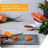 Peleg Design Rugboard Mini Tempered Glass Cutting Board, Multi-Purpose Decorative Glass Chopping Board, 7.4 x 11 inches