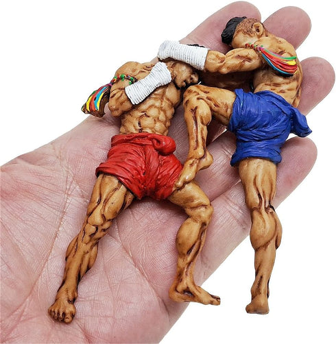 4 " Muay Thai Hak KOR Erawan 3D Resin Fridge Magnet - Break The Elephant s Neck Basic Movement Souvenir