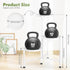 JOPBENG 3 10 Inch Tier Metal Plant Stand Indoor Outdoor, Corner Plant Shelf with Wide Tray,Flower Pot Display Holder
