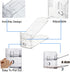 Closet 12PACK Closet Shoe Slots Organizer for Shoe Stacker Adjustable Shoe Slots Organizer Shoe Space Savers Double