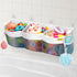 Bath Toy Organizer 3 Compartment Bath Toy Storage Bag Shower Caddy Quick