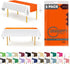 Grandipity Orange 6 Pack Premium Disposable Plastic Table Runner 14 x 108 Inch for Dinner Parties & Events