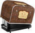 Cartoon Toast Toaster Cover, Waterproof Bread Toaster Oven Cloth with Top Handle, Dust & Fingerprint Protection