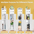 ShellKingdom Toilet Paper Holder Stand, Small Bathroom Storage Cabinet with Doors and Shelves, Slim Storage Cabinet