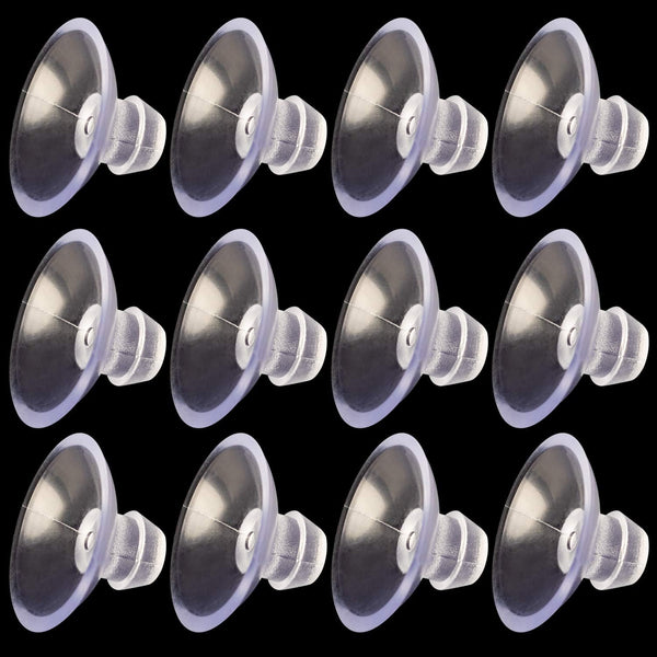 ANCIRS 30 Pack 20mm Suction Cups for Glass Table Tops, Rubber Transparent Anti-Collision Pads for Home Decoration