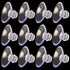 ANCIRS 30 Pack 20mm Suction Cups for Glass Table Tops, Rubber Transparent Anti-Collision Pads for Home Decoration