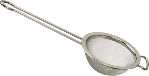 Kuchenprofi Stainless Steel Mesh Strainer with Handle - 5-Inch Fine Mesh Sieve for Sauces and Broths