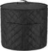 Luxja Dust Cover for 8 Quart Instant Pot, Cloth Cover with Pockets, Black Quilted Fabric