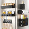 Magnetic Spice Rack for Refrigerator,6 Pack Magnetic Shelf,Fridge Magnet Organizer with Paper