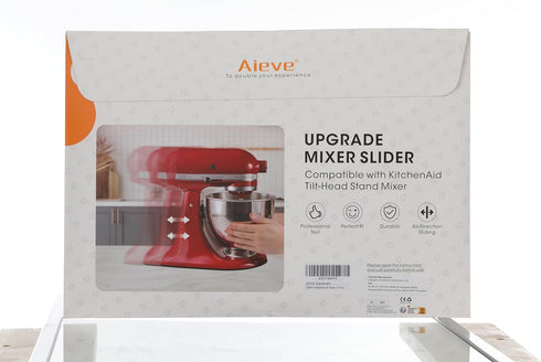 Aieve Upgrade Mixer Slider Board - Compatible with KitchenAid 4.5-5 QT Tilt-Head Stand Mixer, Black