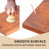 LUBAN Mahogany Wood Cutting Board, Thickened & Large with Handle, Premium Sustainable Wooden Chopping Board (14x9.5x1.1