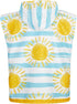 7-10 MissShorthair Hooded Beach Towel for Kids, Cute Towel Poncho Boys&Girls, Swim Changing Robe, Surf Poncho
