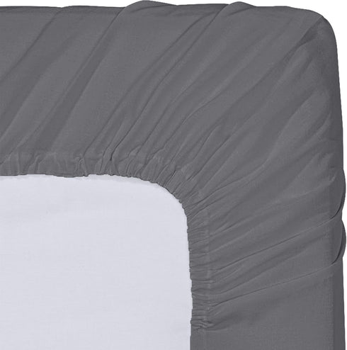 Pack 6 Utopia Bedding Queen Fitted Sheets - Bulk of Bottom Sheets - Soft Brushed Microfiber - Deep Pockets - Shrinkage