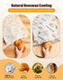 2 Pack 17x13 Inch Reusable Bread Bags for Sourdough - Beeswax Cotton Bread Bags for Homemade Bread, Thicker Cloth