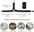 JELLYMONI Adjustable Bed Sheet Straps, Elastic Fasteners with Metal Clips, Fitted Holders for Mattress Cover, Sofa