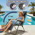 EZONE (1-Chair) (1, Zero Gravity Lounge Chair Outdoor Adjustable Reclining Patio Chair Steel Mesh Folding Recliner