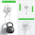 LUXEAR Suction Cup Hooks, 6 Pack, Reusable Powerful Waterproof Clear Removable Suction Hanger for Bathroom and Kitchen