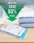 Vacuum Storage Bags with Electric Pump, 10 Pack Medium Size (28"x 18"), Reusable Compression Space Saving