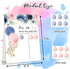 48 Gender Reveal Party Games, Rose Theme Baby Gender Reveal Voting Board Sign, Boy Girl Voting Stickers, He or She
