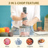 La Reveuse Handheld Immersion Blender, 3 in 1, 300 Watts with Whisk, Mixing Beaker, Food Chopper Attachments