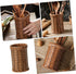 Rattan Silverware Utensil Holder - Imitation Rattan Drying Rack, Wicker Cup, Flatware Storage Basket