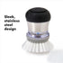 OXO Steel Palm Brush with Soap Dispenser - Perfect for Dish Cleaning
