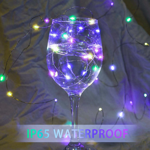 8 Pack 7Ft 20 3 Fairy Lights LED Twinkle String Lights Modes Battery Operated Waterproof Firefly Starry for Mason Jar