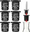 Liquor Pourer Adapters for Large Liquor and Olive Oil Bottles, Converts Regular Size Spout to Large Pouring Spout, 6